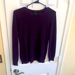 Beautiful Purple Cashmere Sweater